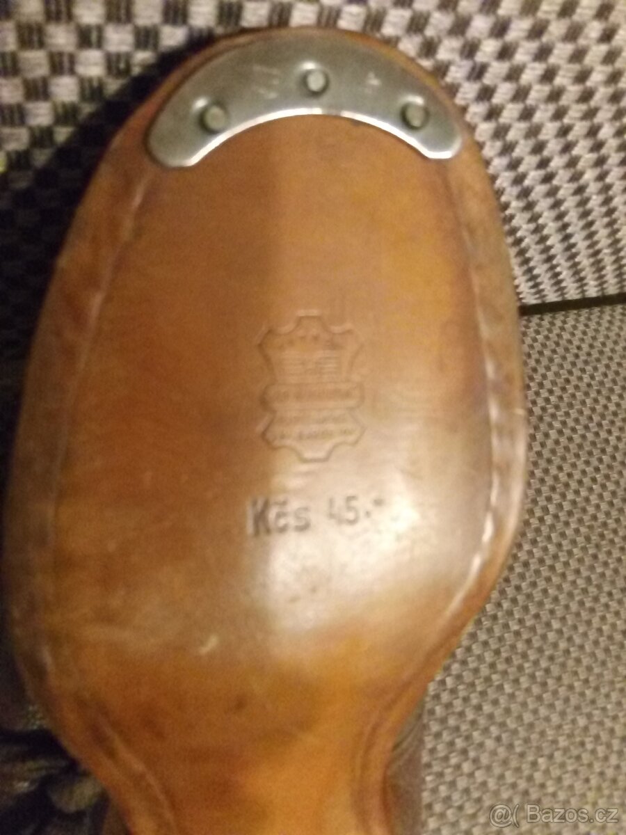 Retro dámské kožené boty - 3