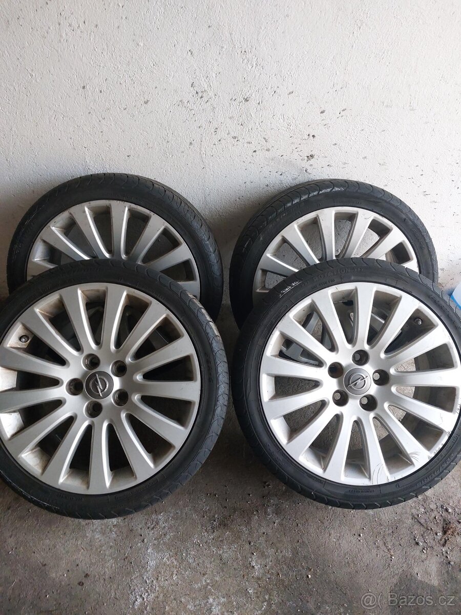 originál elektrony na Opel Insignia plus letní pneu - 3