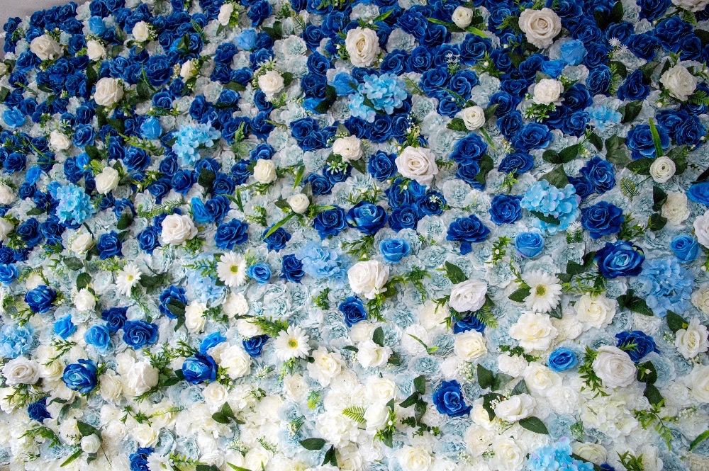 3x Květinová stěna 3D, pozadí - 3