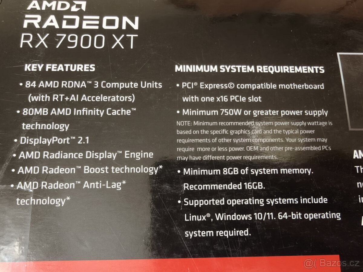 Prodám AMD Radeon 7900XT - 3