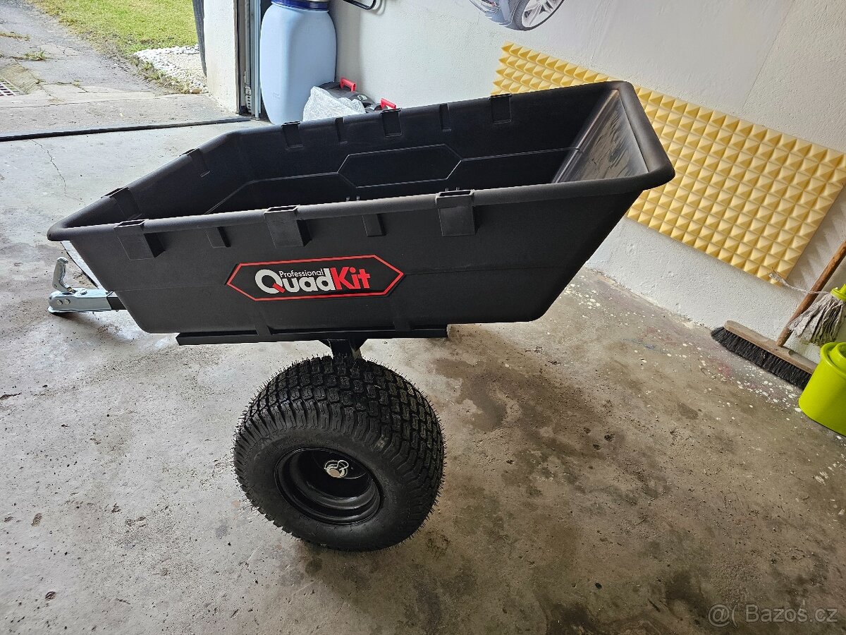 Sklopný vozík za čtyřkolku QuadKit FARMER II s bočnicemi