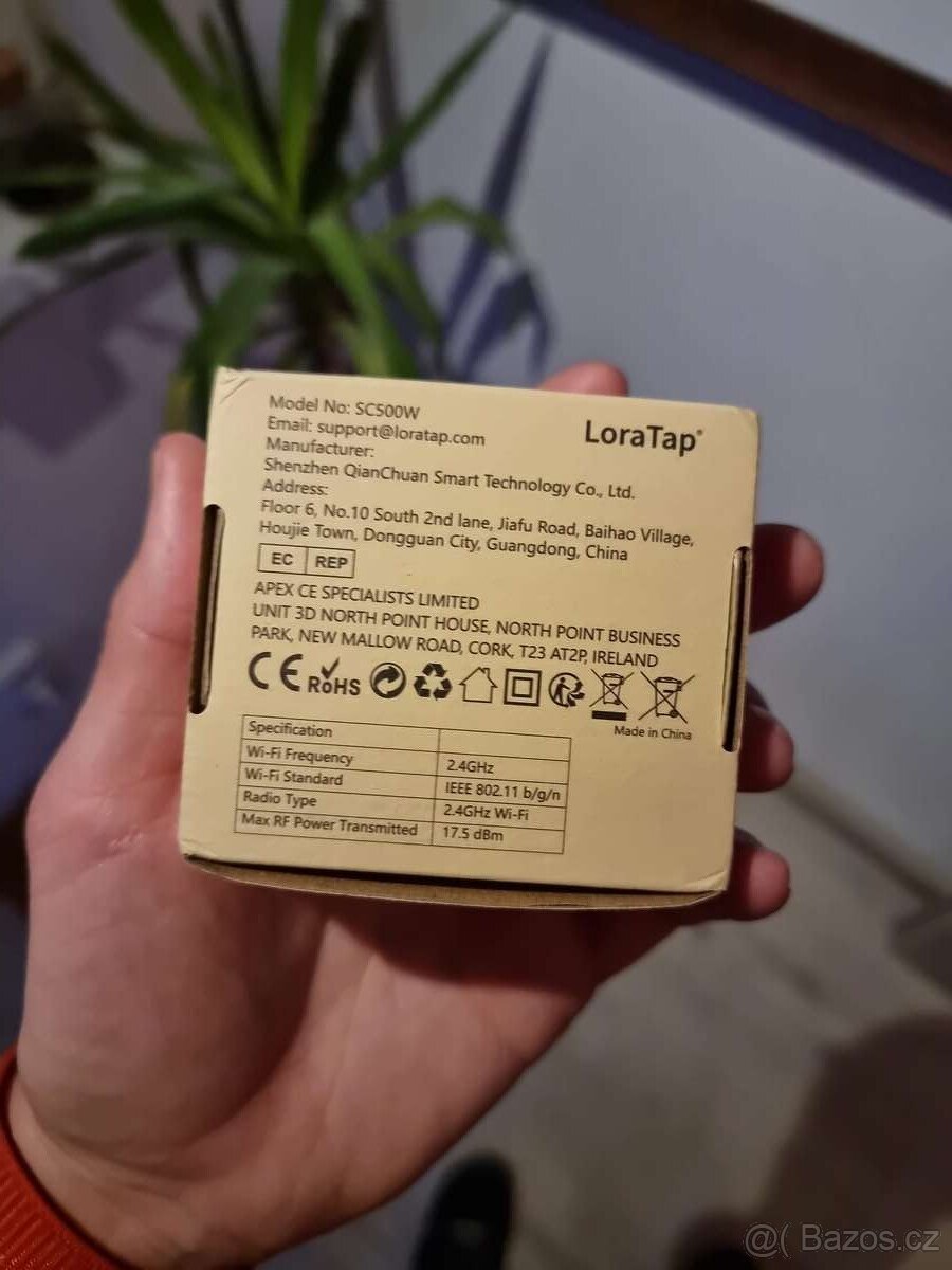 žaluziový spínač pod vypínač, Tuya Smart Life WiFi, LoraTap - 3