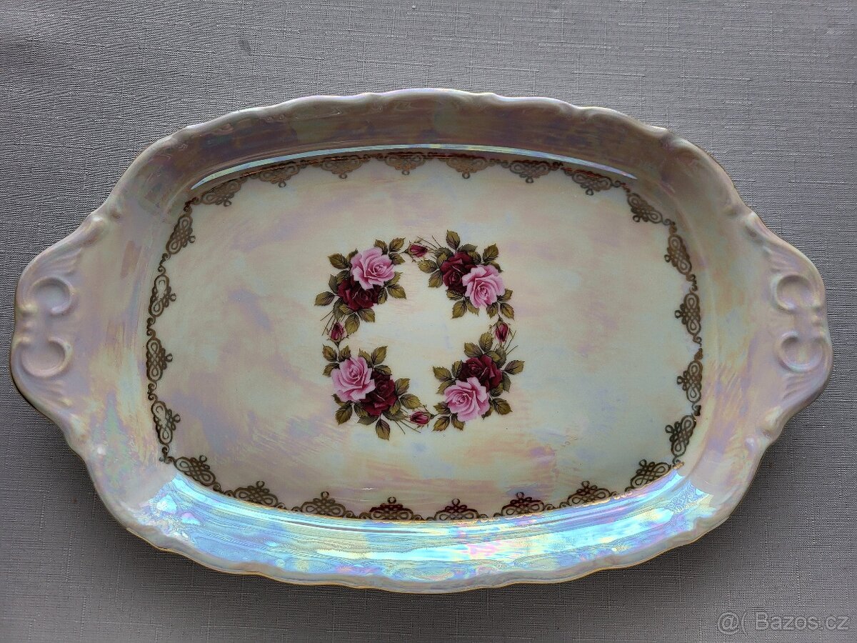 Starožitný perleťový porcelán - 3