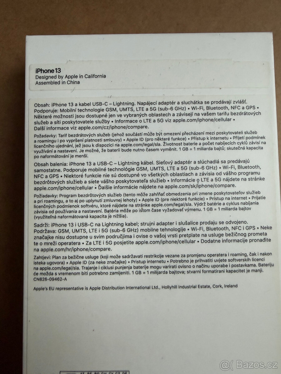 Apple iPhone 13 + originál kryt - 3