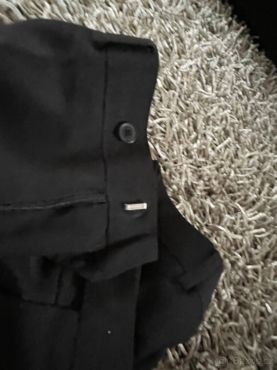 Pánský černý společenský oblek - 3
