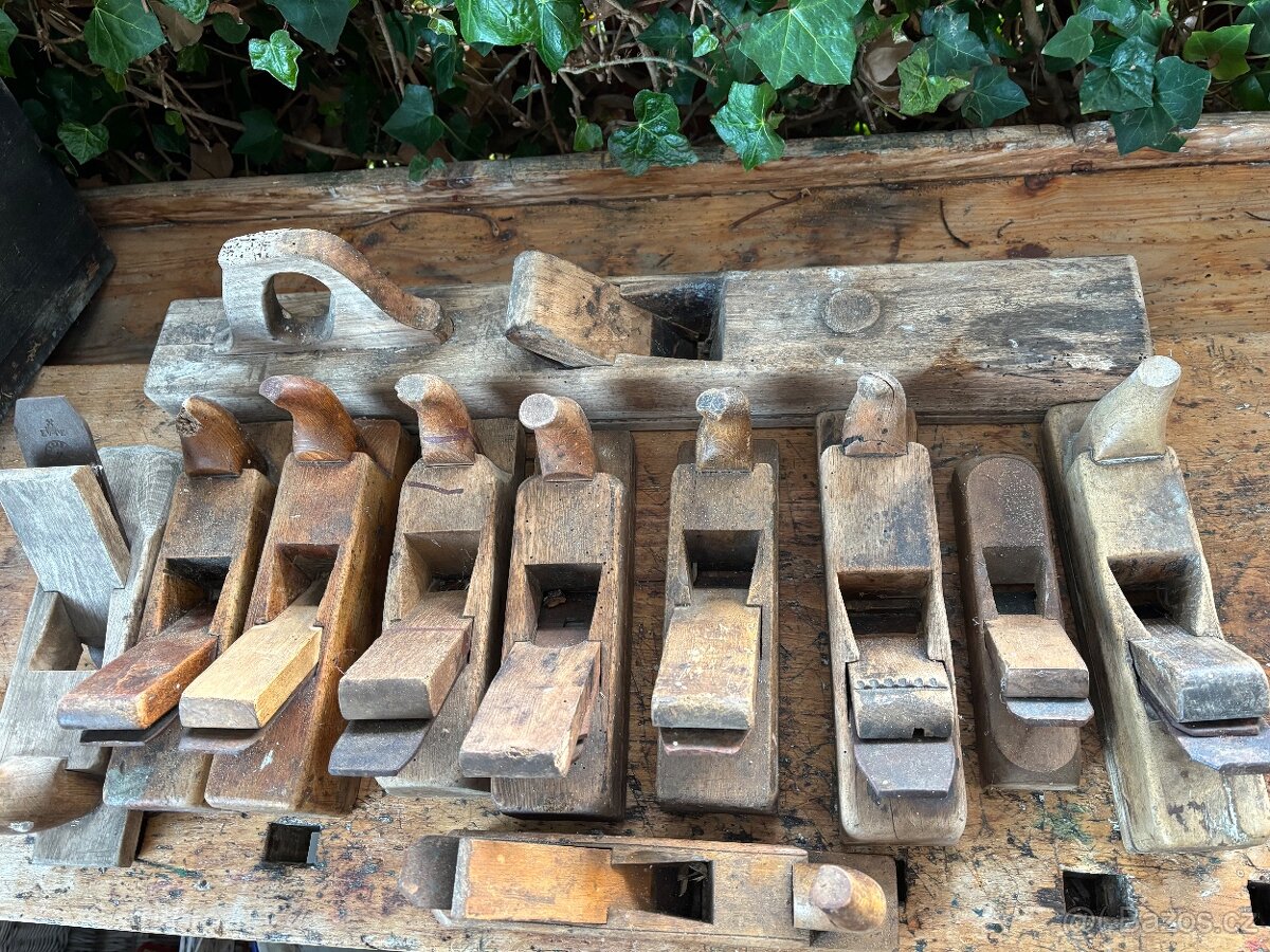 Starožitné dřevěné hoblíky - 3