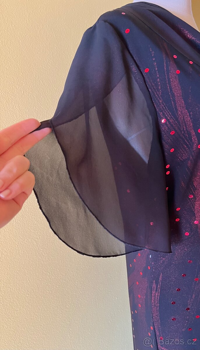 Třpytivé šaty s flitry XXXL - 3