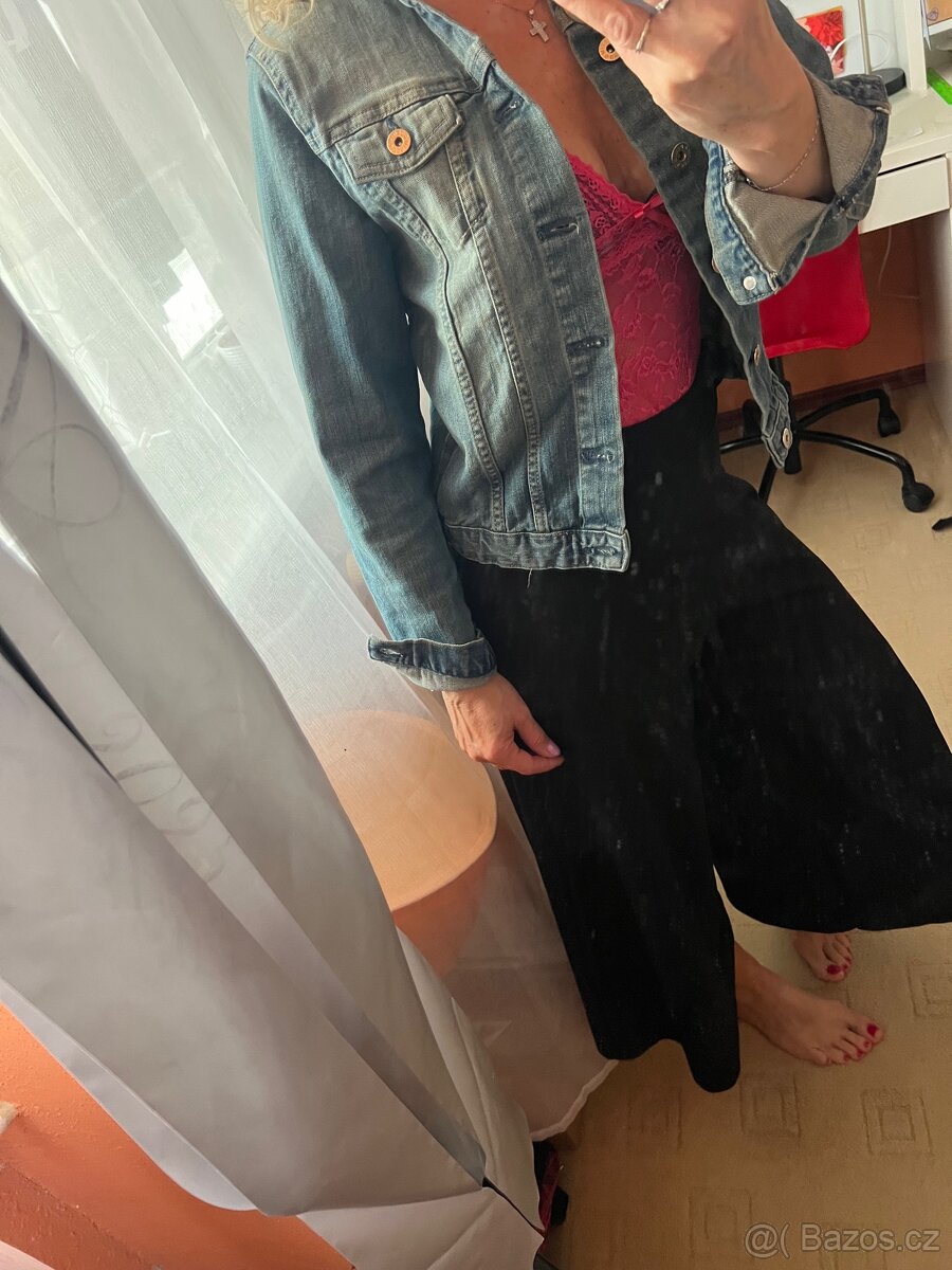 ZARA DŽÍNOVÁ BUNDA VEL.M - 3