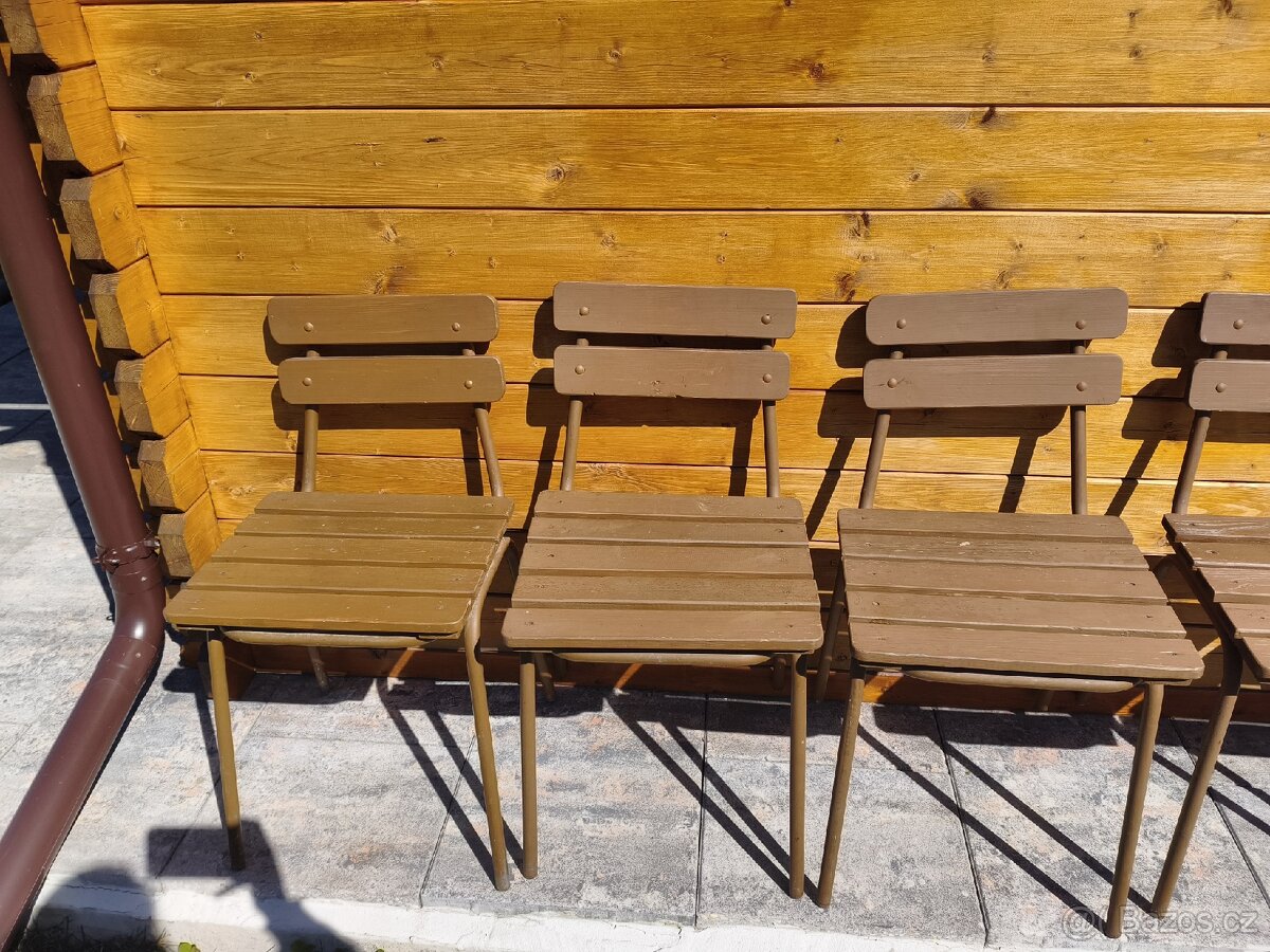 Dřevěné židle 6ks - 3