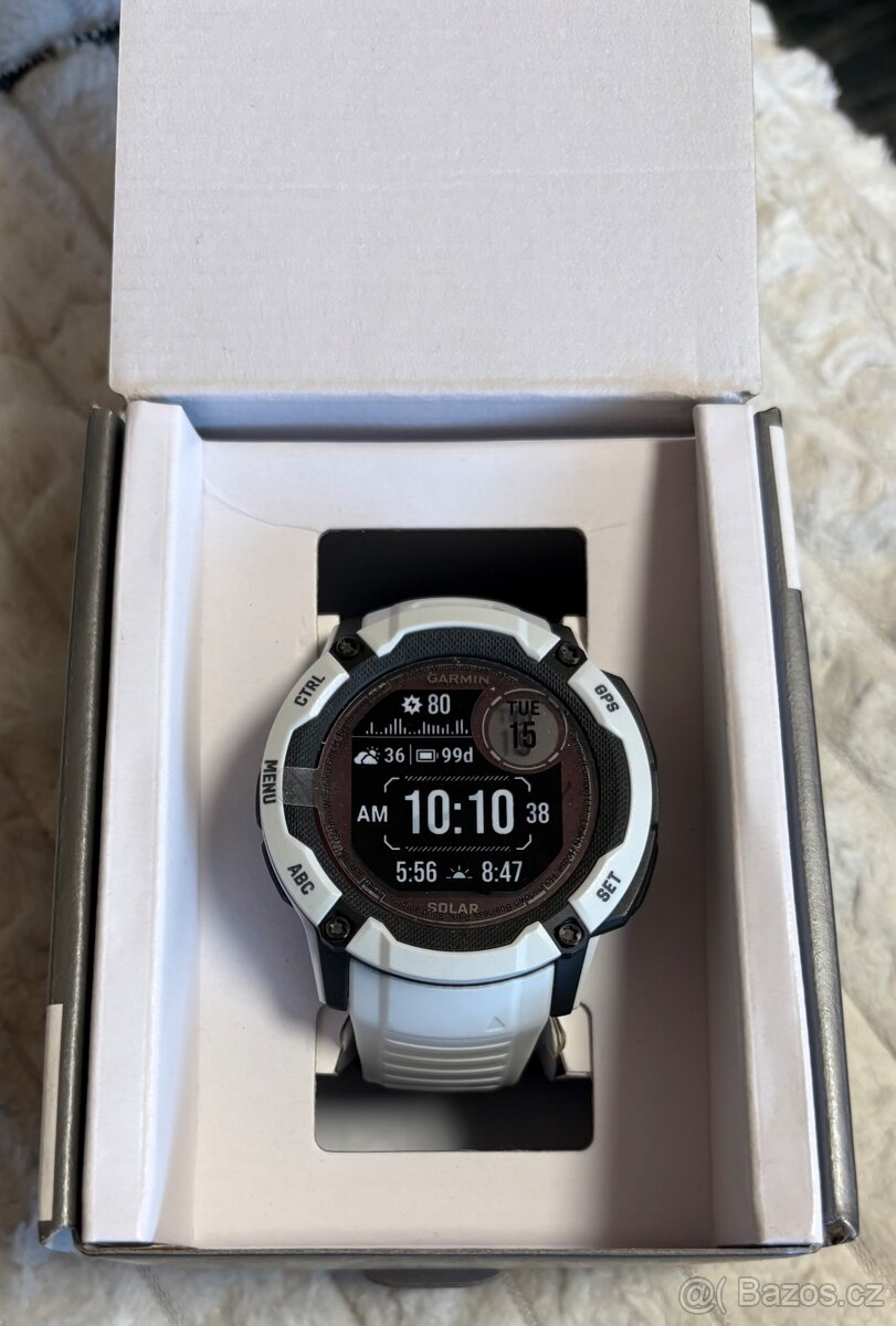 Garmin Instinct 2X Solar bilé - 3