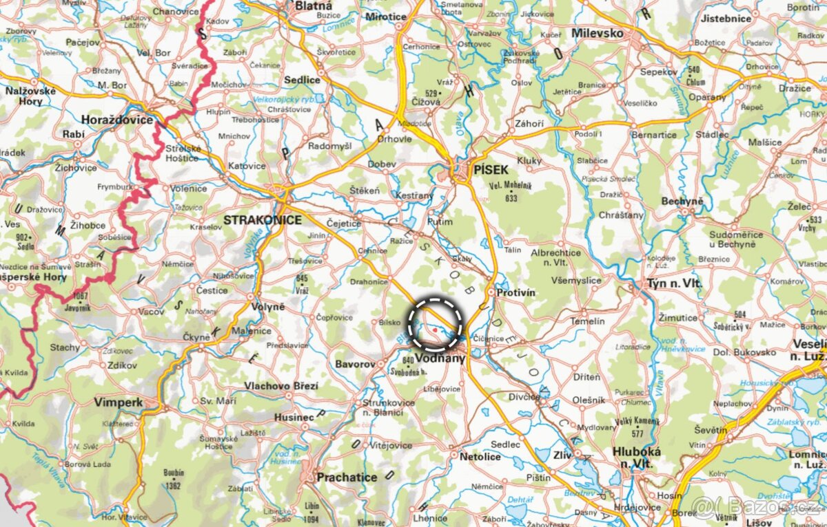 Louka, prodej, Křtětice, Vodňany, Strakonice - 3