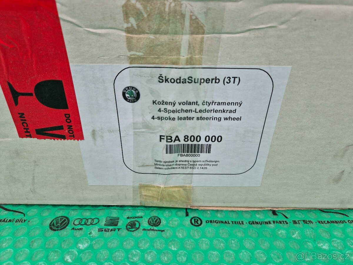 kožený čtyřramenný volant Škoda Fabia II (5J), Roomster, Yet - 3