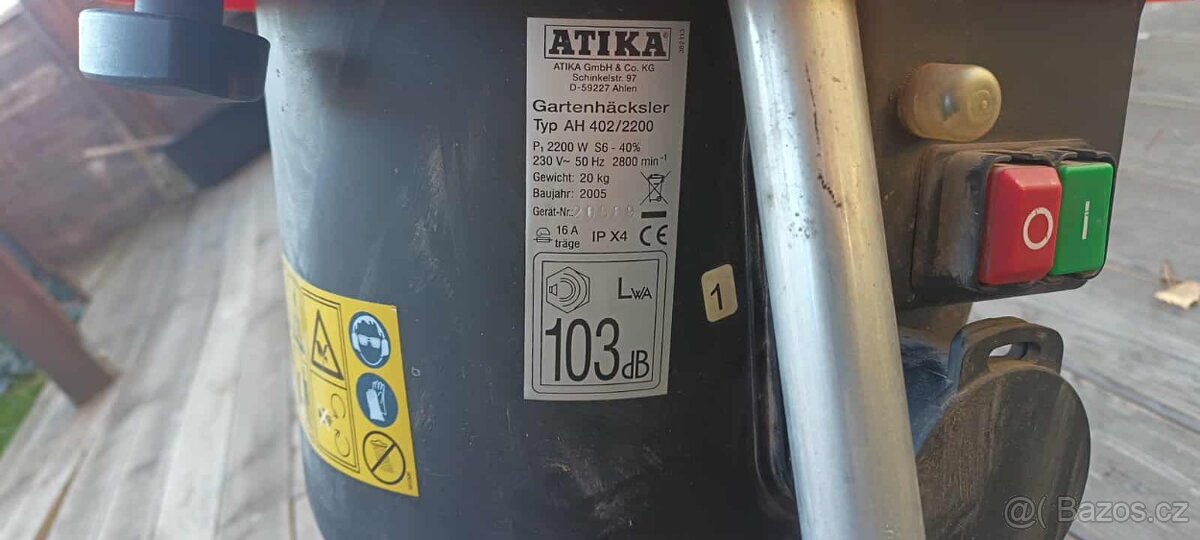 Štěpkovač - drtič větví - BioTec 2200 - 3