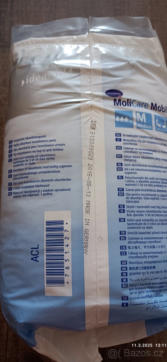 Inkontinenční kalhotky/plenky - 3