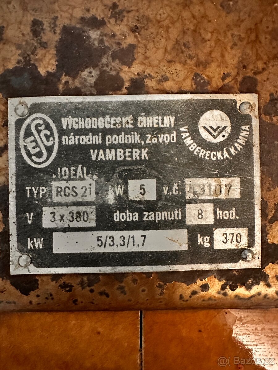 Vamberecká kachlová akumulační kamna - 3