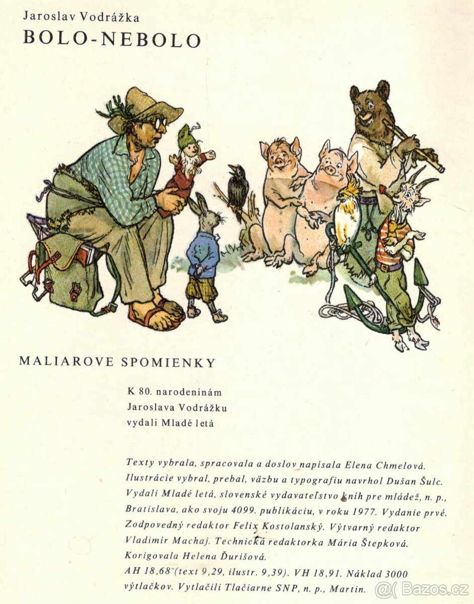 Jaroslav Vodrážka--BOLO-NEBOLO--1977--Maliarové spomienky--2 - 3