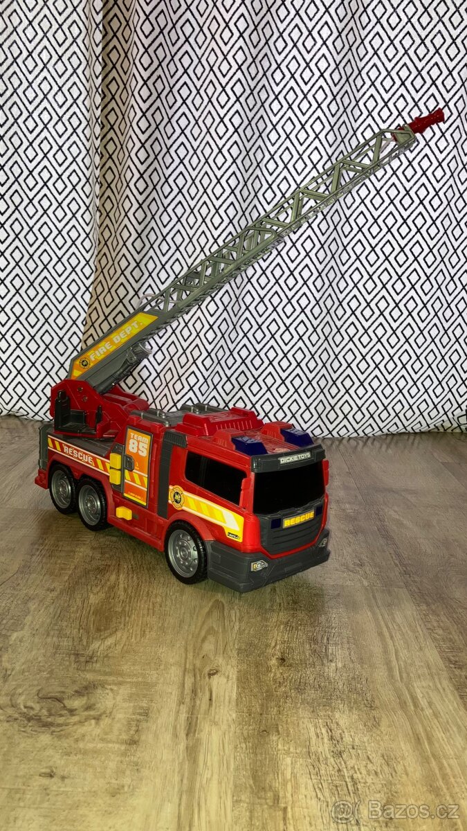 Hasičské auto se zvukovými a světelnými efekty Dickie - 3