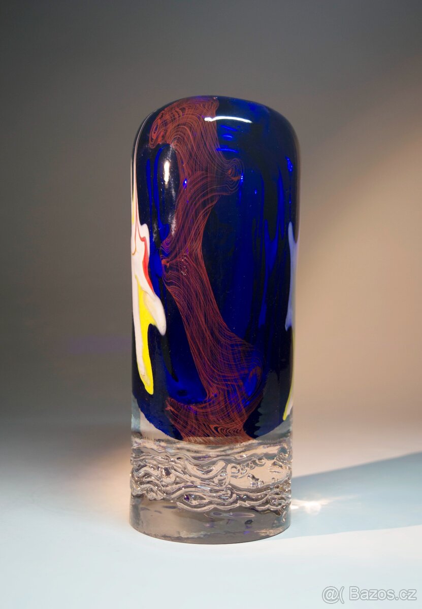 Sklenená váza - B.A.G., Vsetín - 3