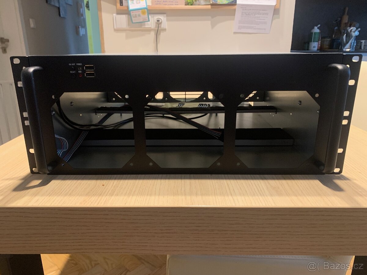 Inter-Tech 4U 6-8 GPU 19 Inch Mining Rig Server Case - 3