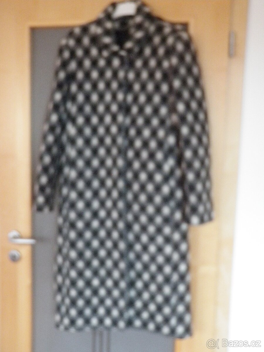 dámský vlněný značkový kabát - vel.38 - 3