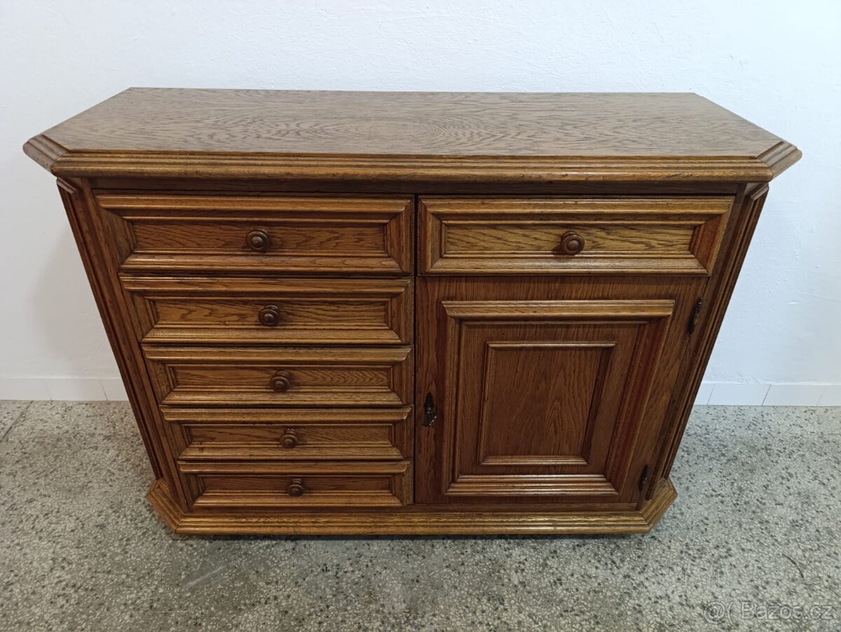 Rustikální komoda, masív, Nábytek s příběhem - 3