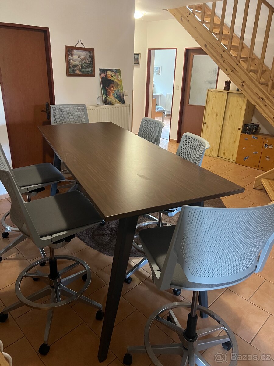 Kancelářský nábytek - Konferenční stůl + 6 židlí - 3