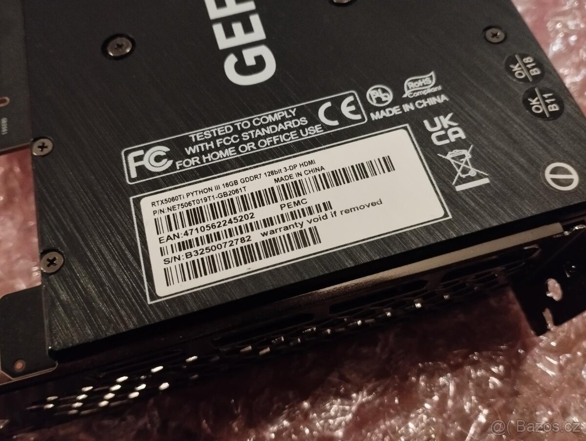 RTX 5060ti Python III 16 GB GDDR7 / záruka 12M - 3