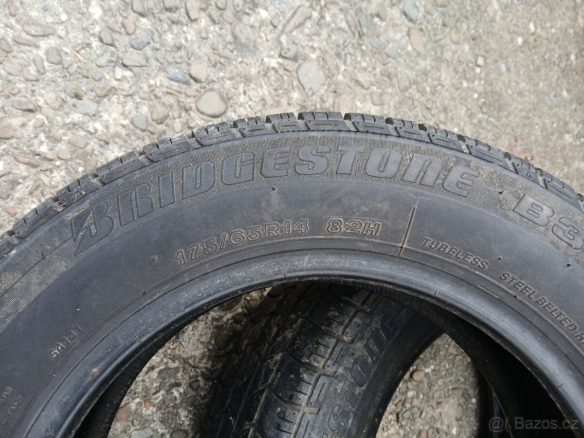 2x letni bridgestone 175/65 R14, dezen=6,5mm - 3