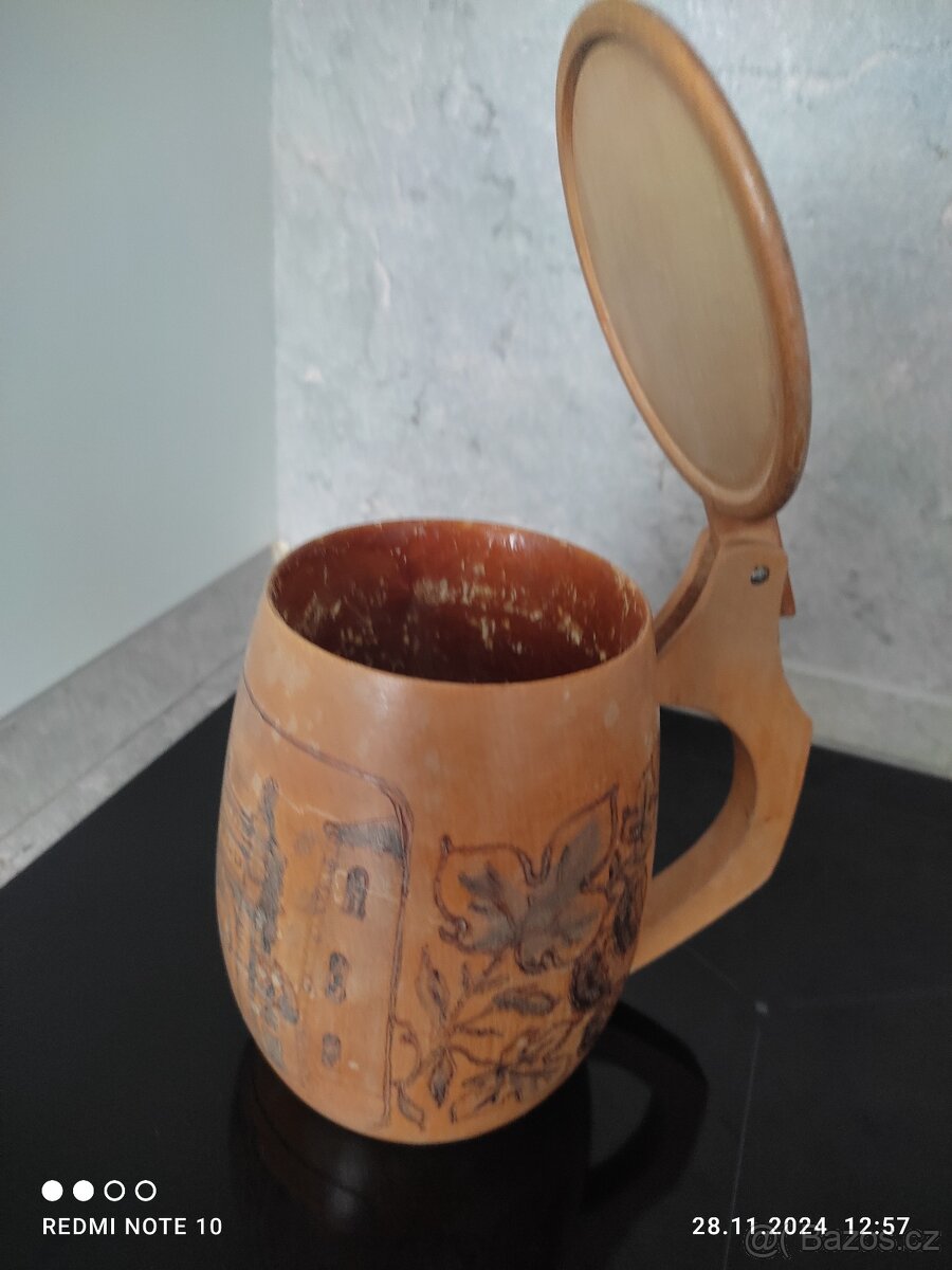 Dřevěný korbel - 3