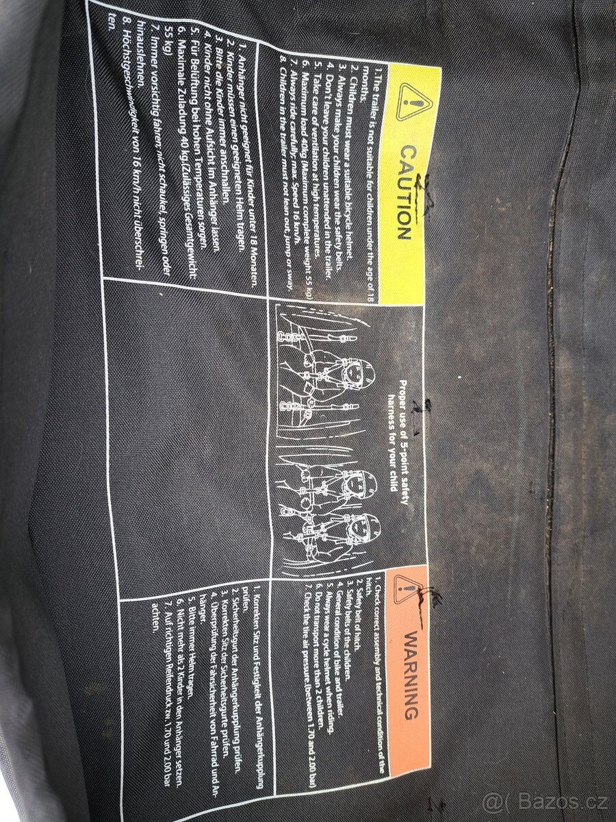 Kočárek za kolo - 3