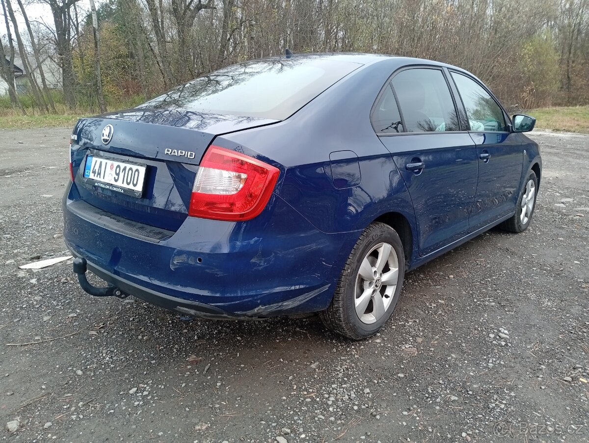 Škoda Rapid 1.6TDi 66kw r.v. 2014 pojízdné - 3
