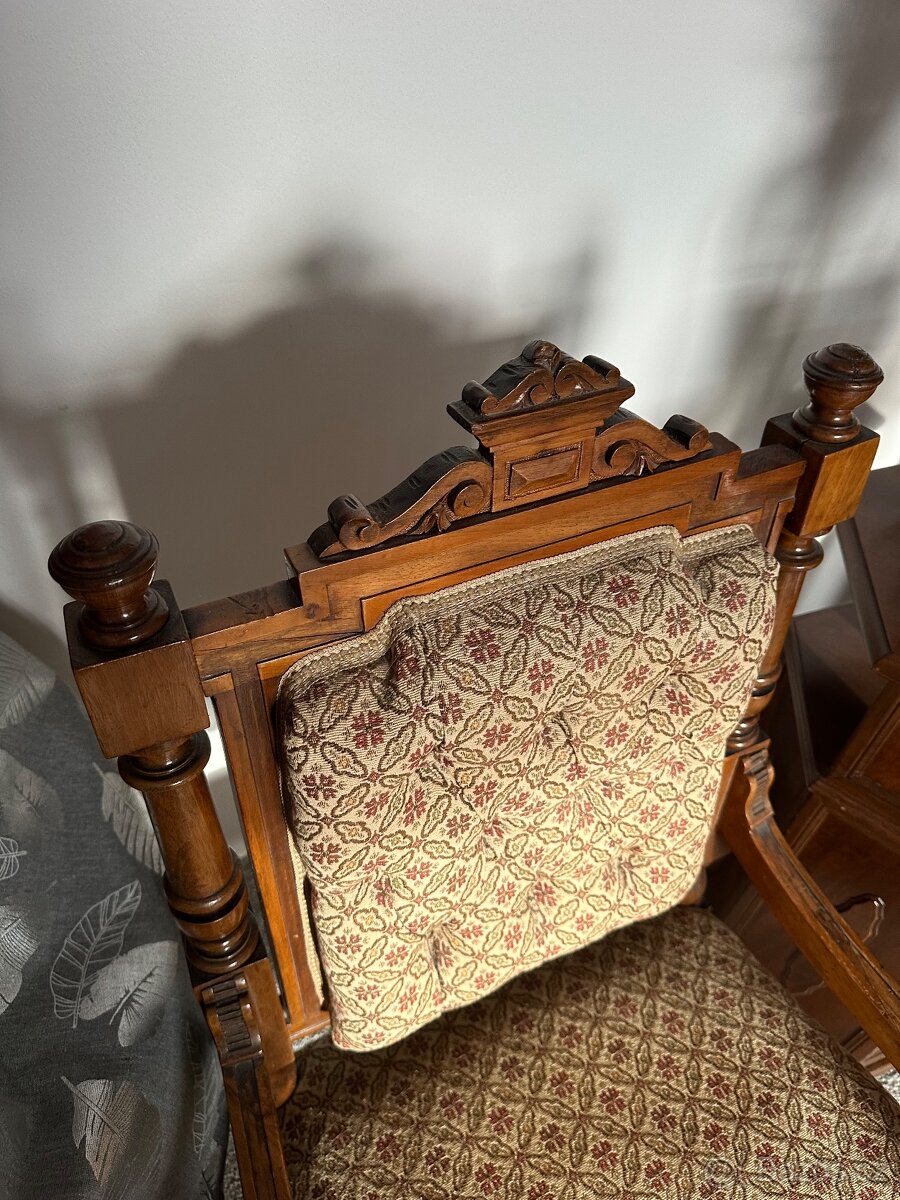 2 starožitná křesla - 3