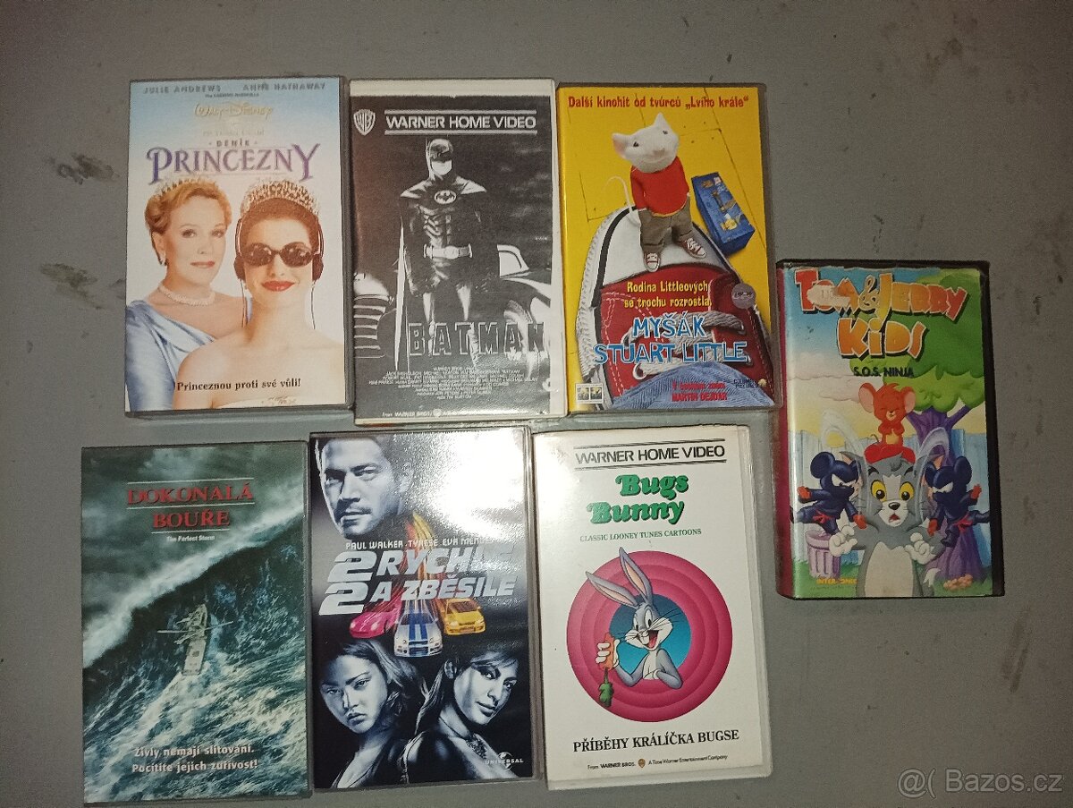 VHS kazety ORIGINÁL - 3