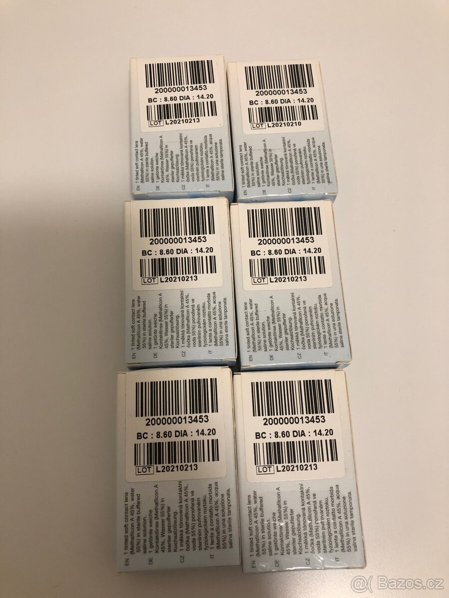 Kontaktní čočky TopVue Plus D -3.50 - 3