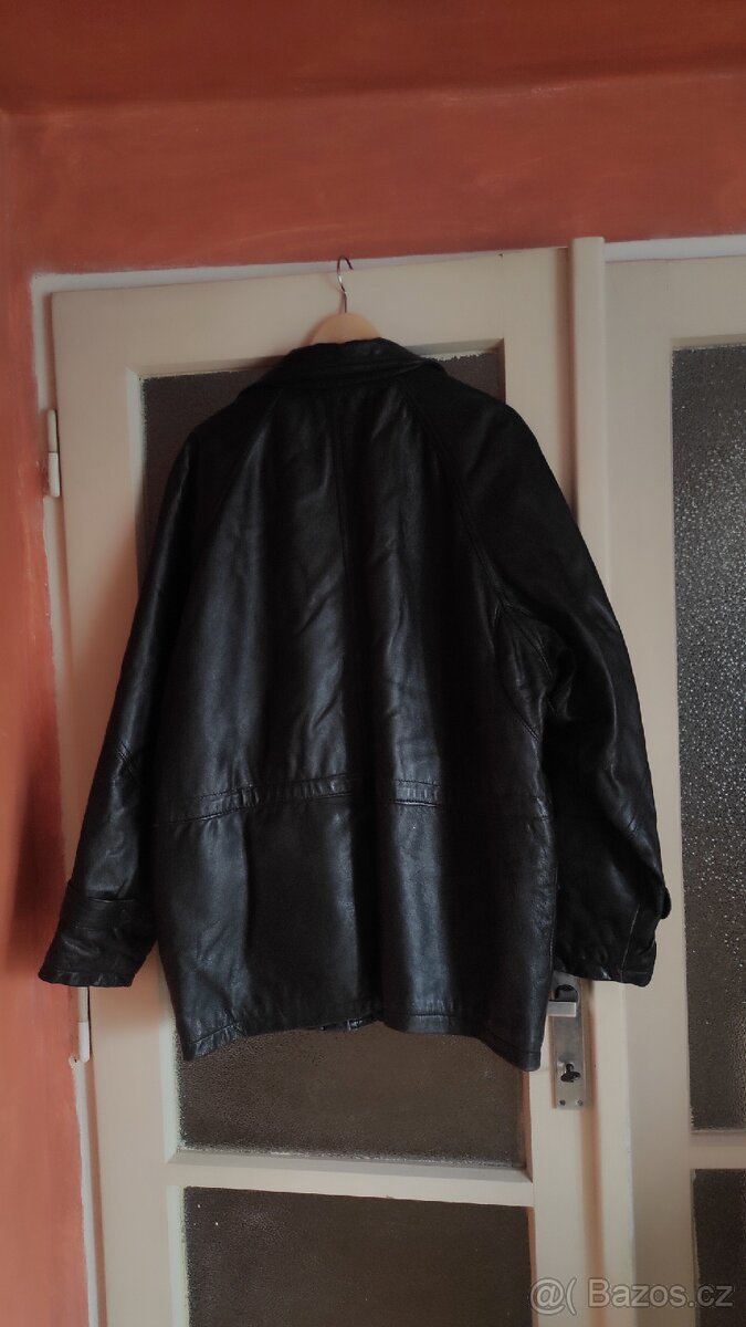 Kožená bunda černá vel. XL/XXL - 3
