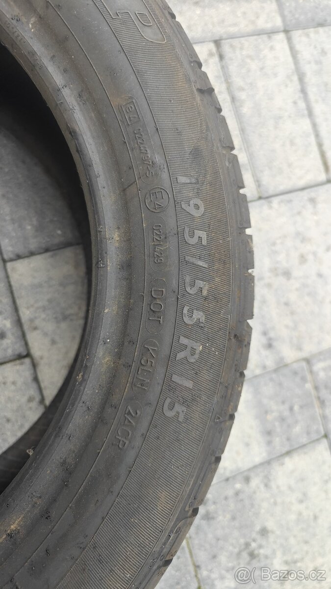 2x nové letní pneu DUNLOP 195/55 R15 85H - 3
