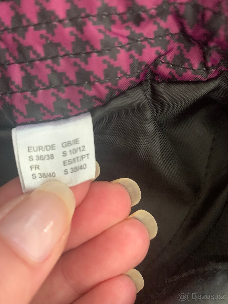 Krásný černý trenčkot do deště - 3