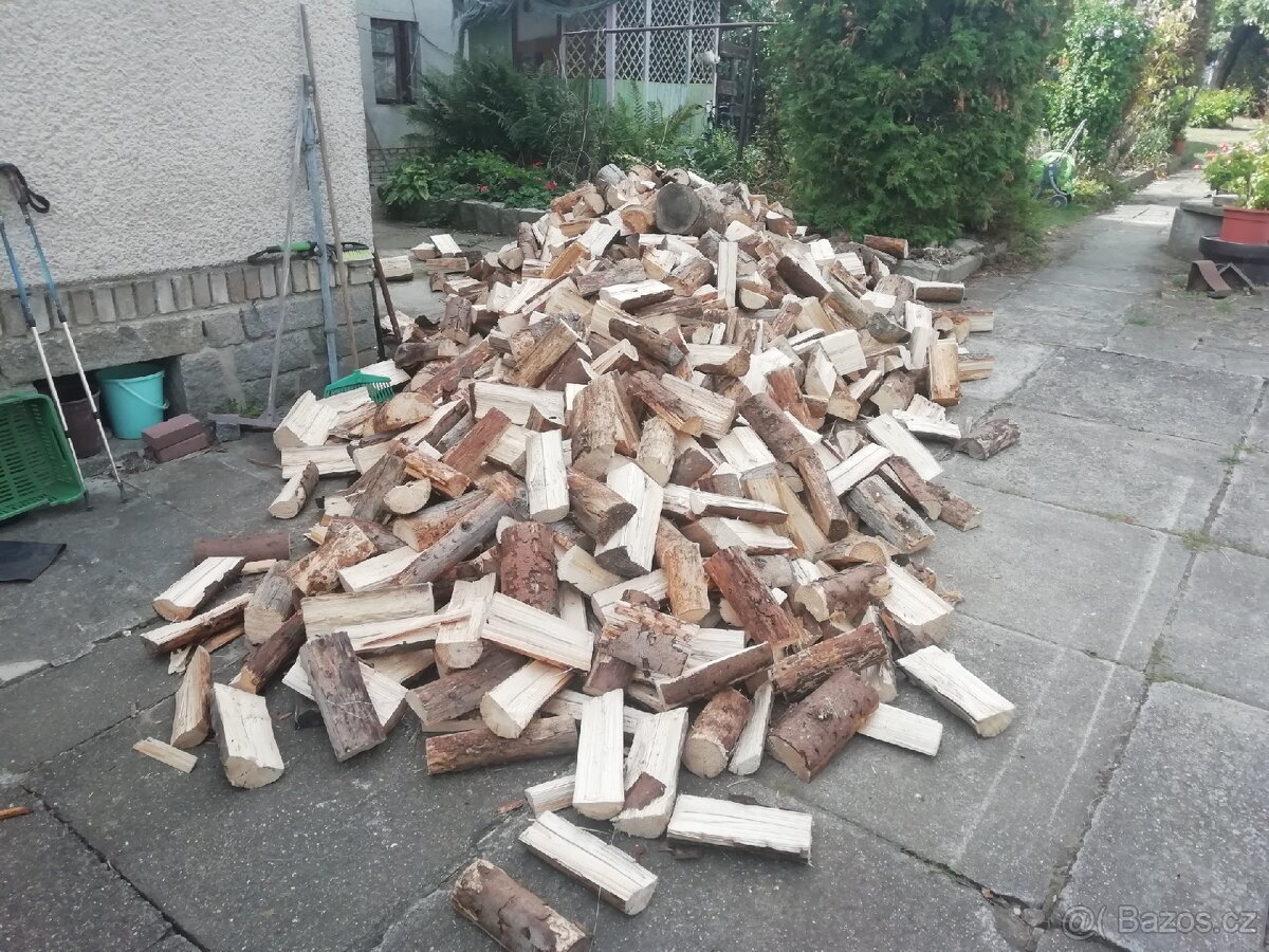 Palivové dřevo - štípané, špalíkované + pronájem štípače - 3