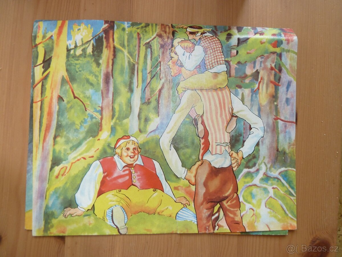 Retro obrázkové kostky TOFA Pohádky - 3