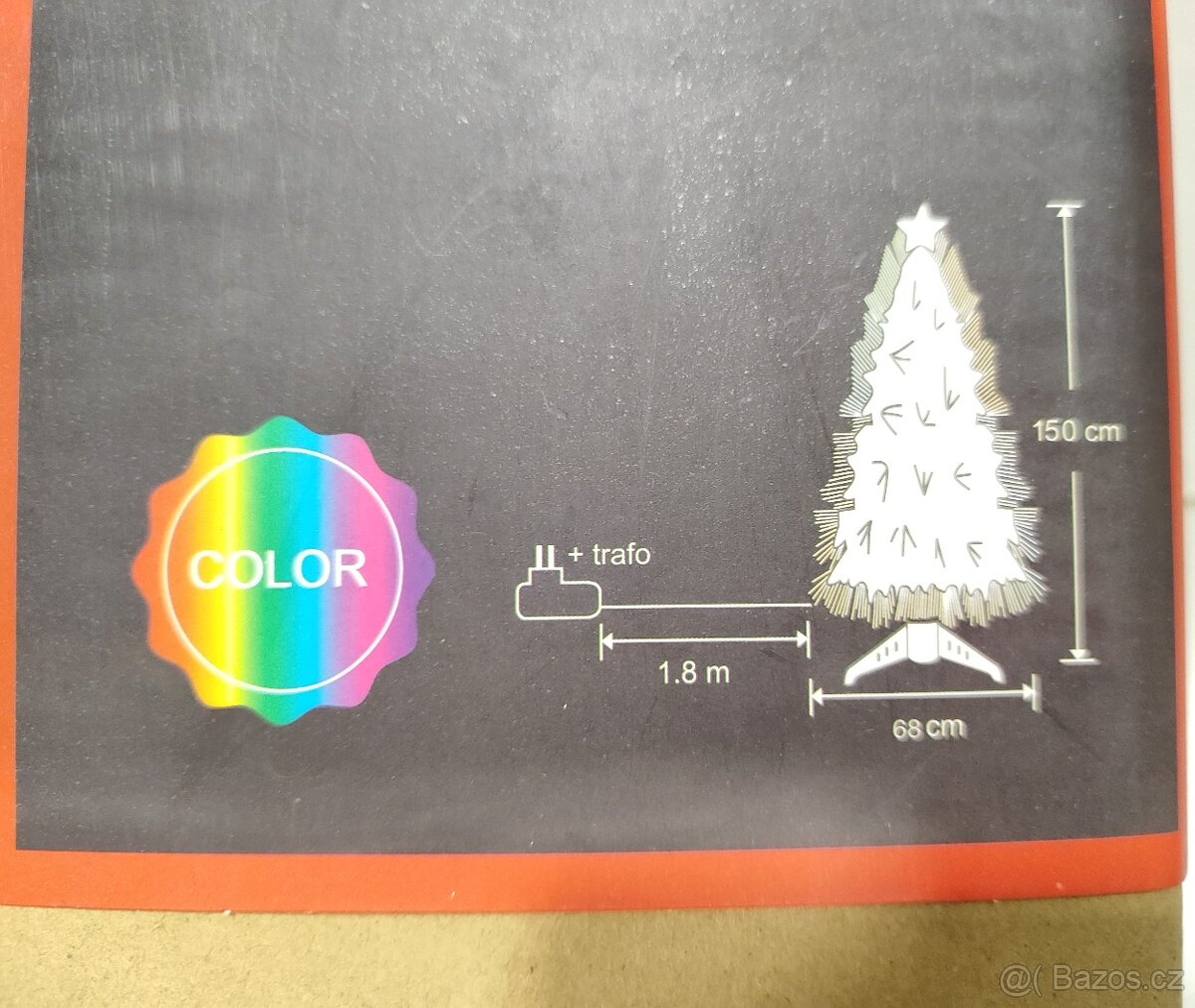 LED vánoční stromeček 150 cm - 3