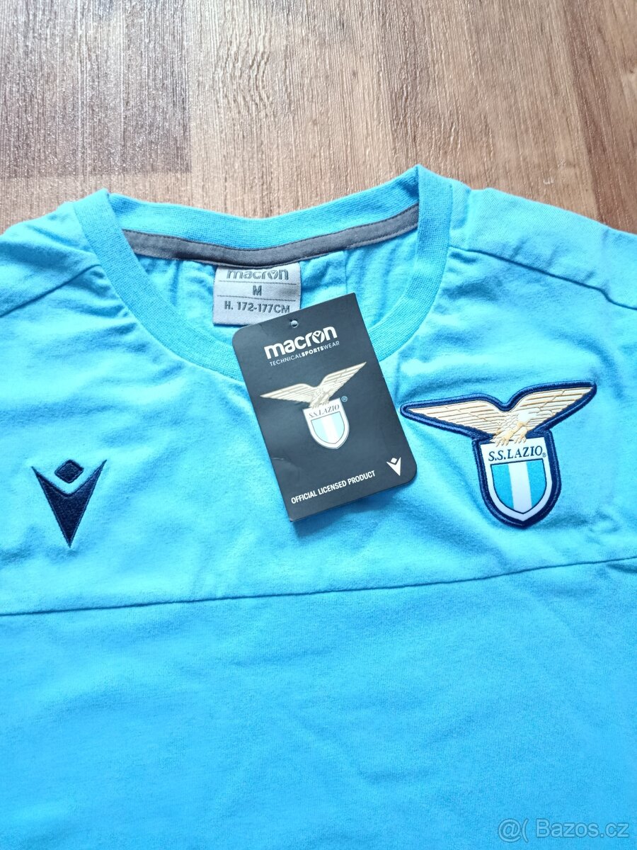 Nové pánské triko SS Lazio Roma Macron velikost M - 3