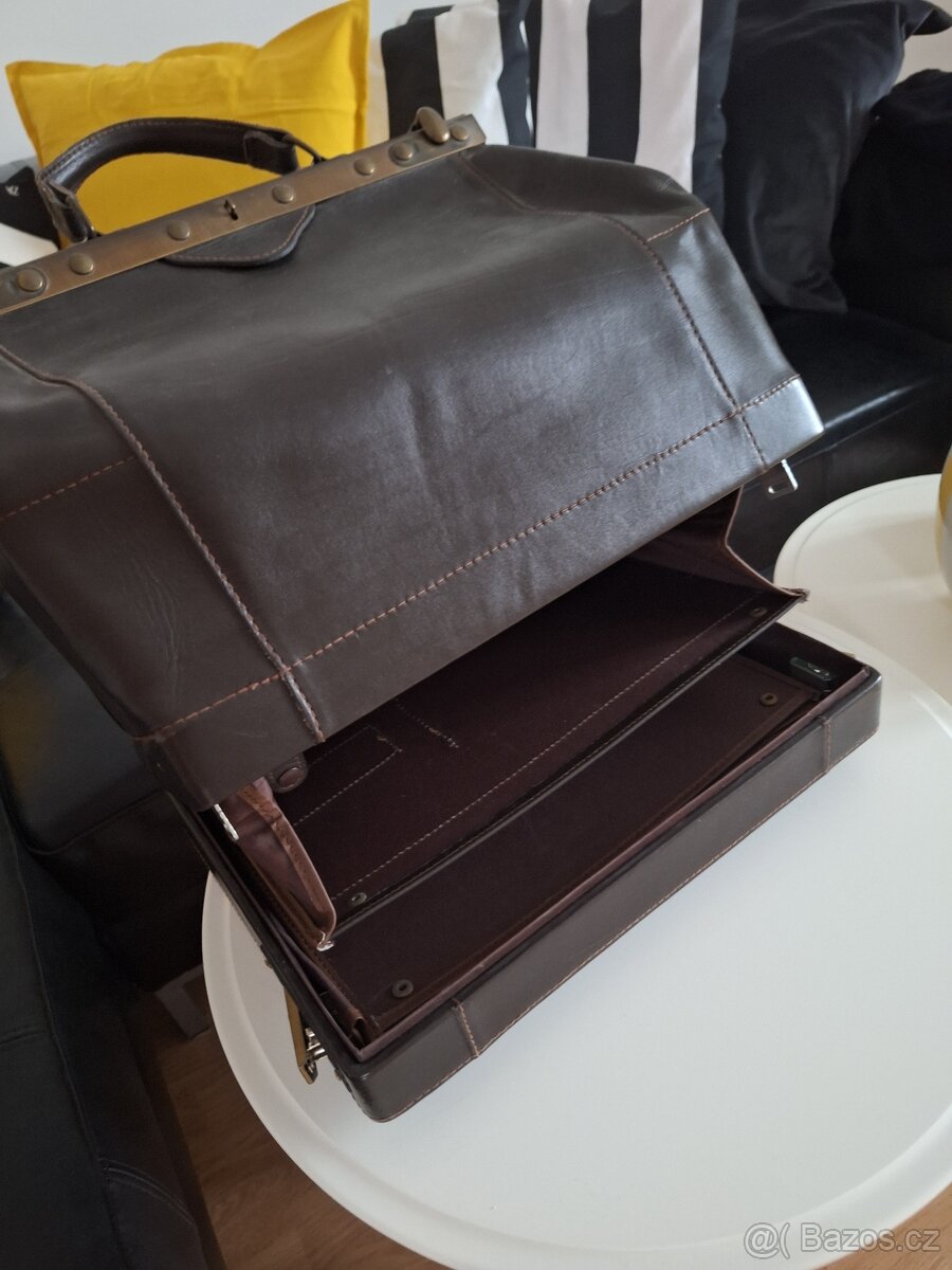 "Lékařský kožený" kufřík - 3