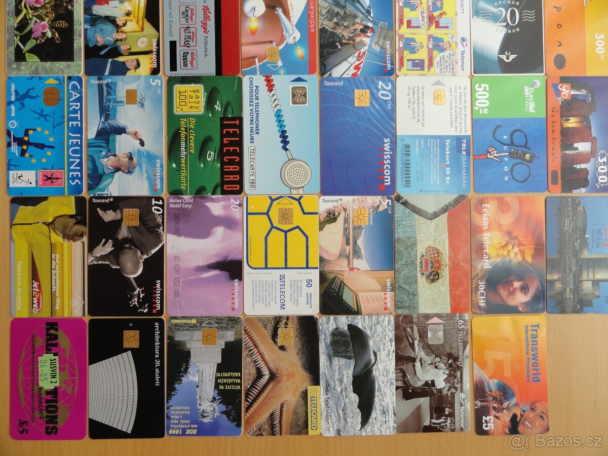 Prodám telefonní karty. - 3