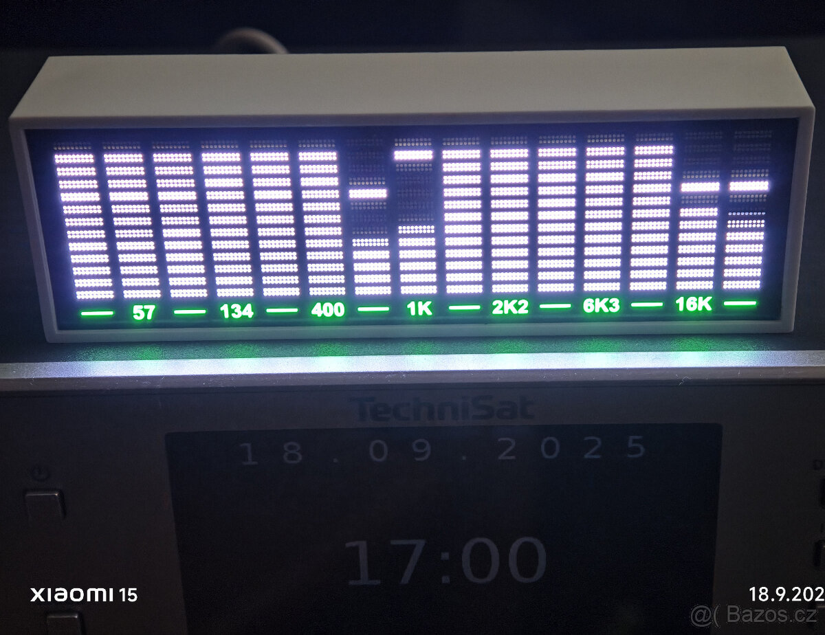 SPEKTRÁLNÍ ANALYZER ZVUKU - LED, NOVÉ - 3