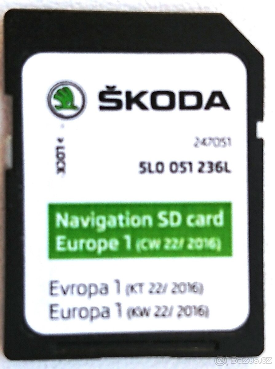 Navigace - Mapy Škoda SuperB, Octávia, Rapid, Kodiaq - 3