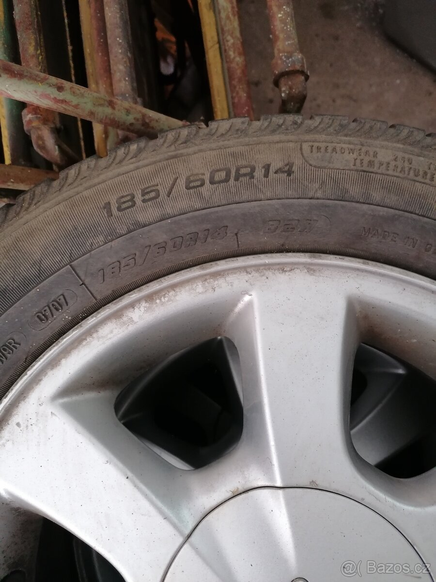 Prodám kola Ford K 185/60 r14 - 3