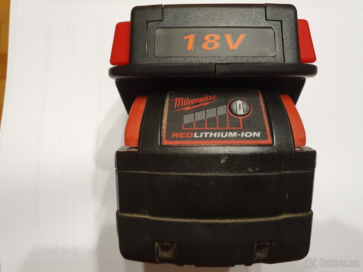 Aku adaptér MILWAUKEE 18V Li a stroje Mw V18, NiCd, NiMh - 3