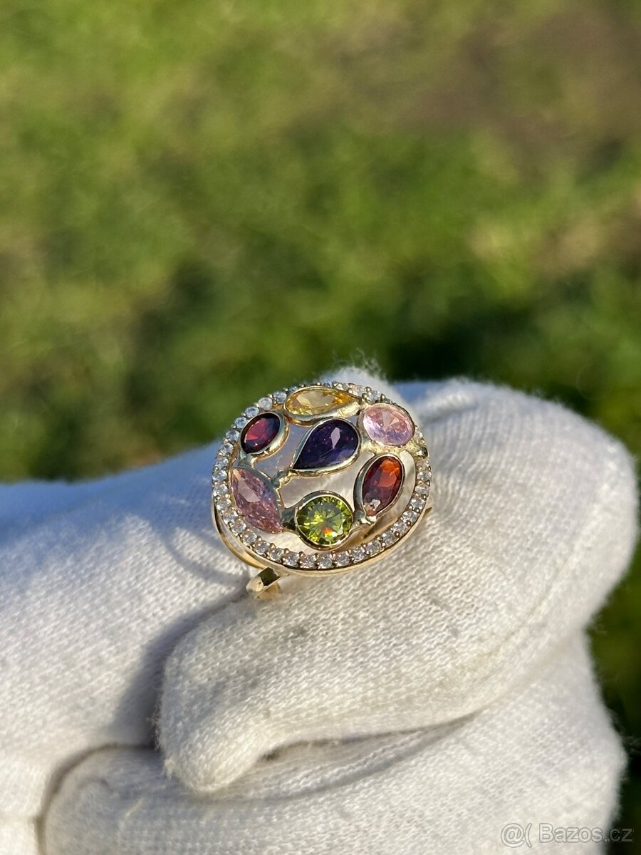 Zlatý prsten 3,85g - 3