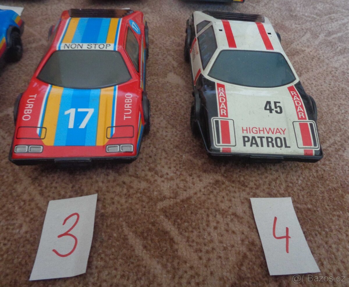 Plechová auta na setrvačník MSB, NDR, DDR - 3