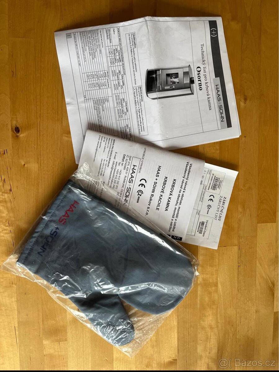 Krbová kamna nová 4,4kw - 3